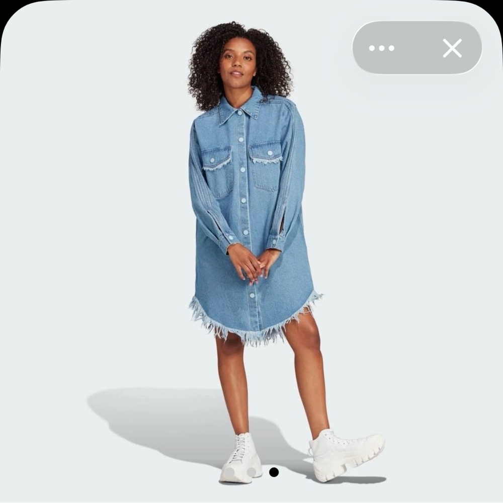 adidas x KSENIASCHNAIDER Oversized Denim Dress/Jacket 2XS (S or M as Jacket)